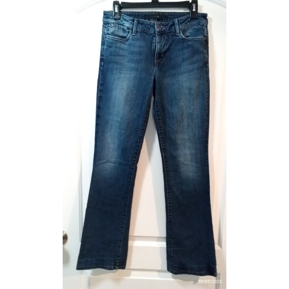 Joes Jeans Boot Cut Distressed Medium Blue Excellent Condition 28" Waist